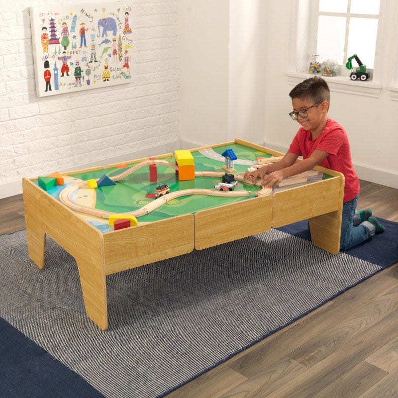 Wooden Play Table Natural KidKraft - Main Image