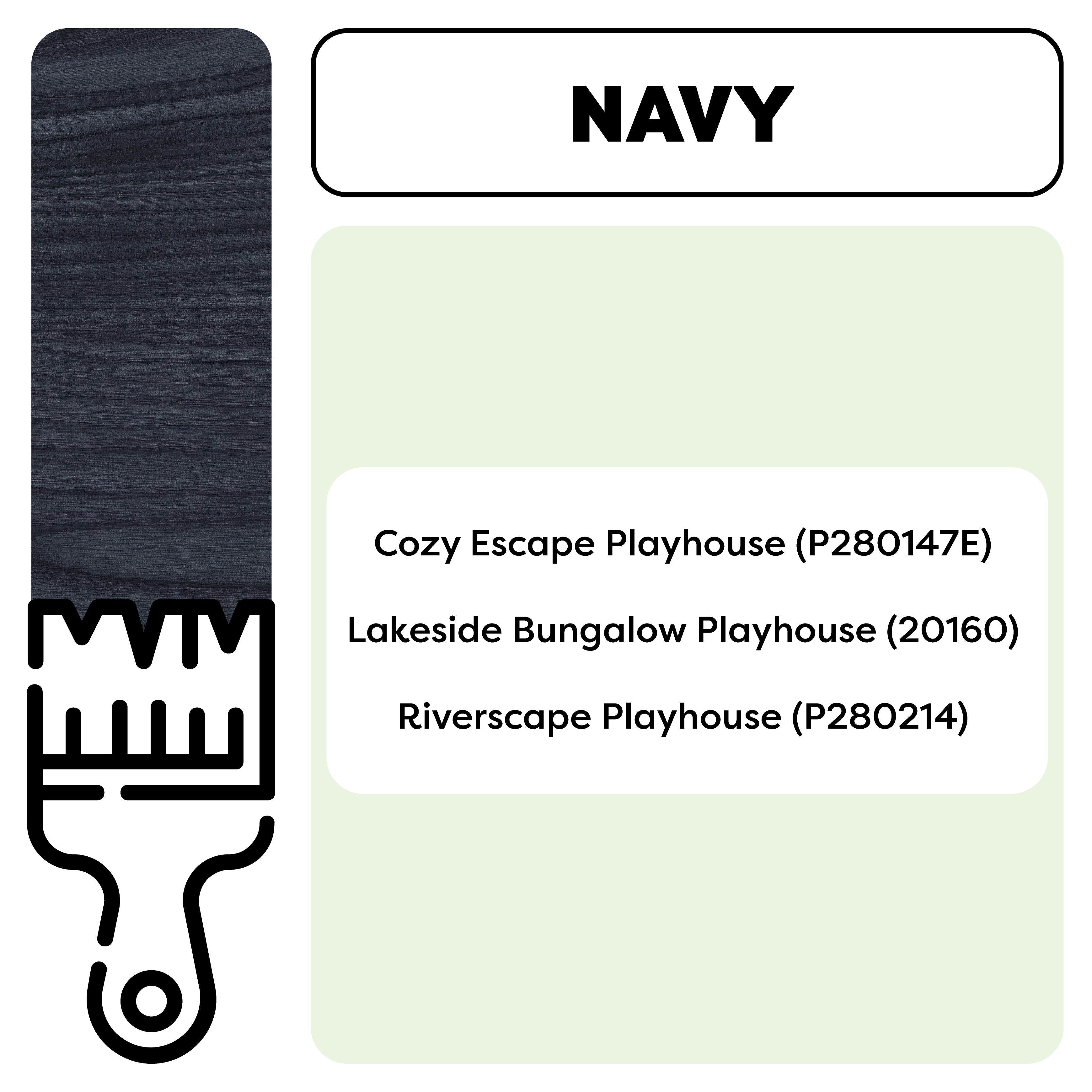 Swing Set/Playhouse Stain/Sealant – Navy (1 Gallon)