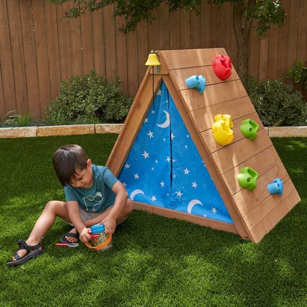 Outdoor A-Frame Hideaway Kids Climber KidKraft