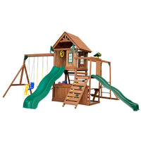 Super Knightsbridge Wood Swing Set by Swing-N-Slide