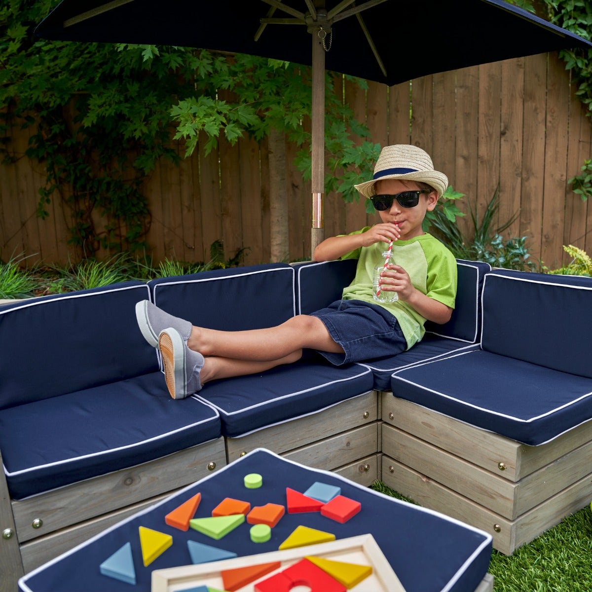 Kidkraft Double Chaise Lounge Childrens Sun Lounger Double Chaise