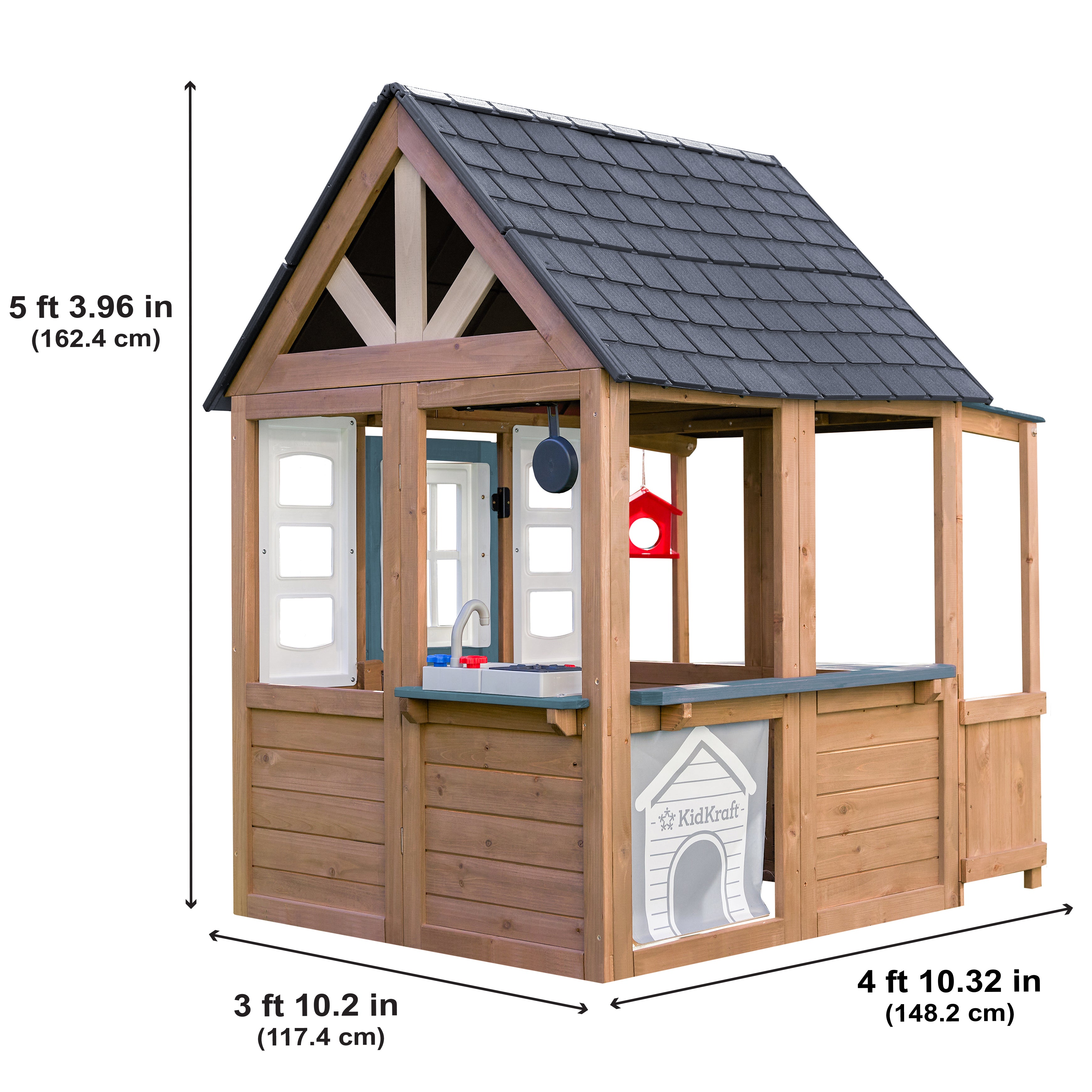 Valley View Lodge Wooden Playhouse