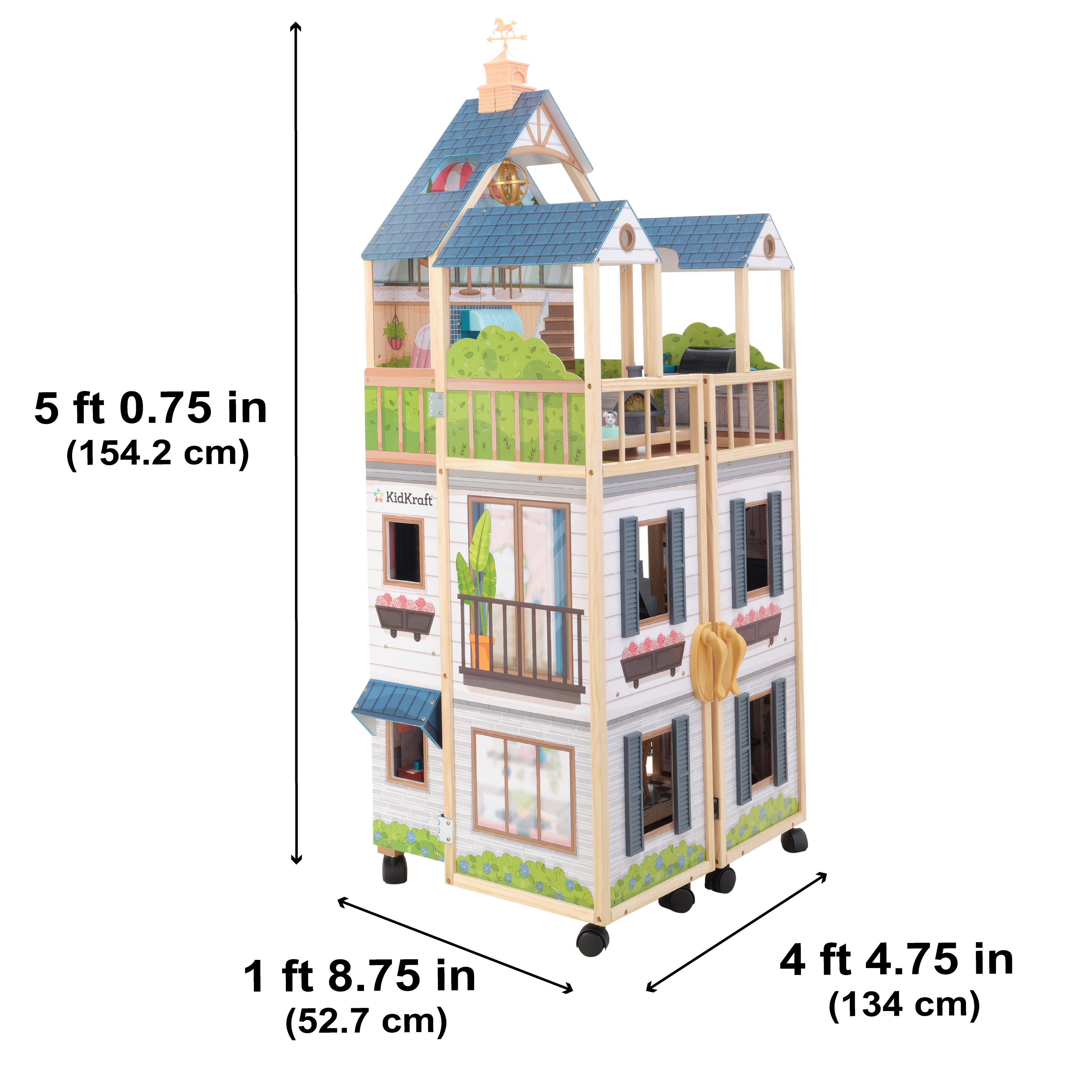 Secret Reveal Mansion Wood Dollhouse KidKraft