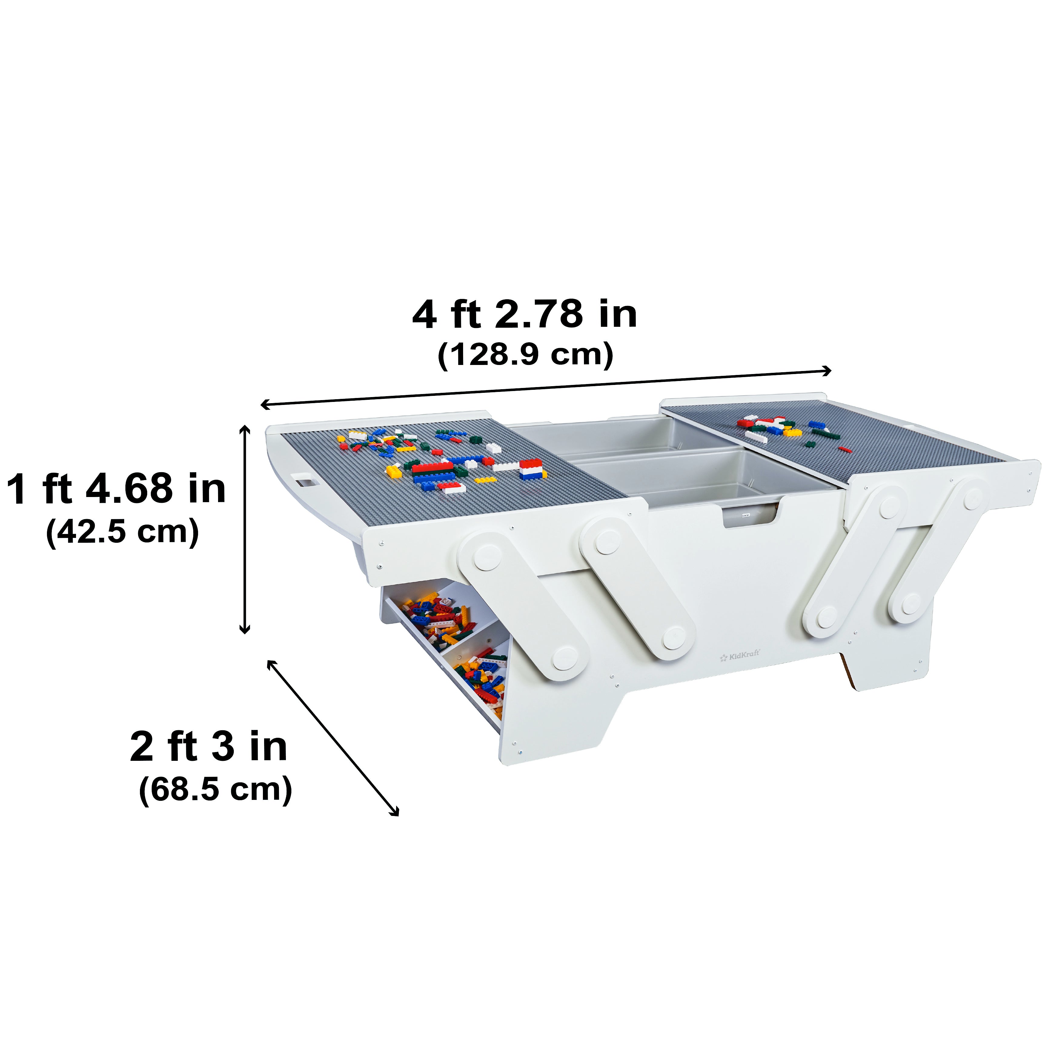 Building Bricks Play N Store Mega Table