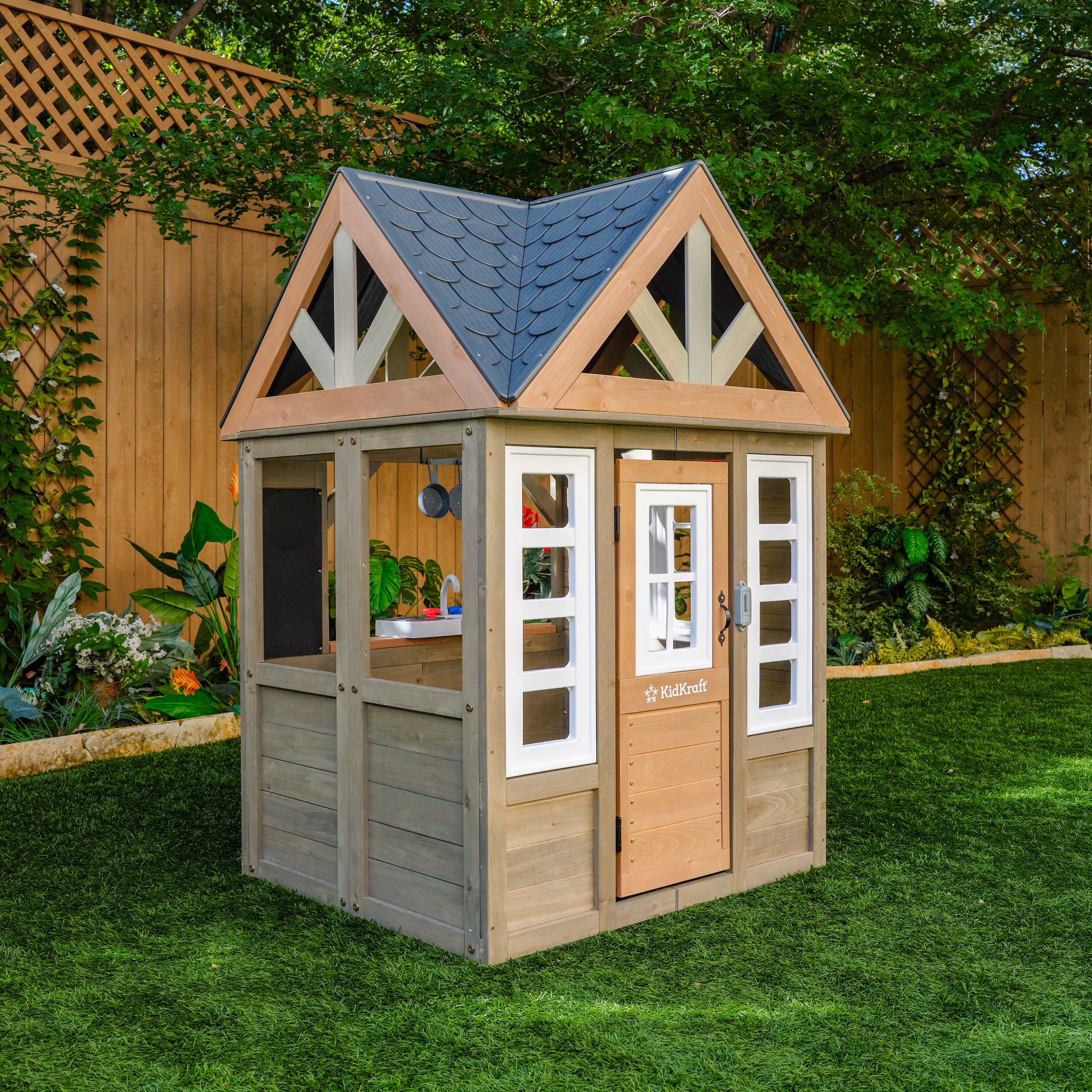 Greystone Cottage Playhouse Deals (Greystone Wooden Outdoor