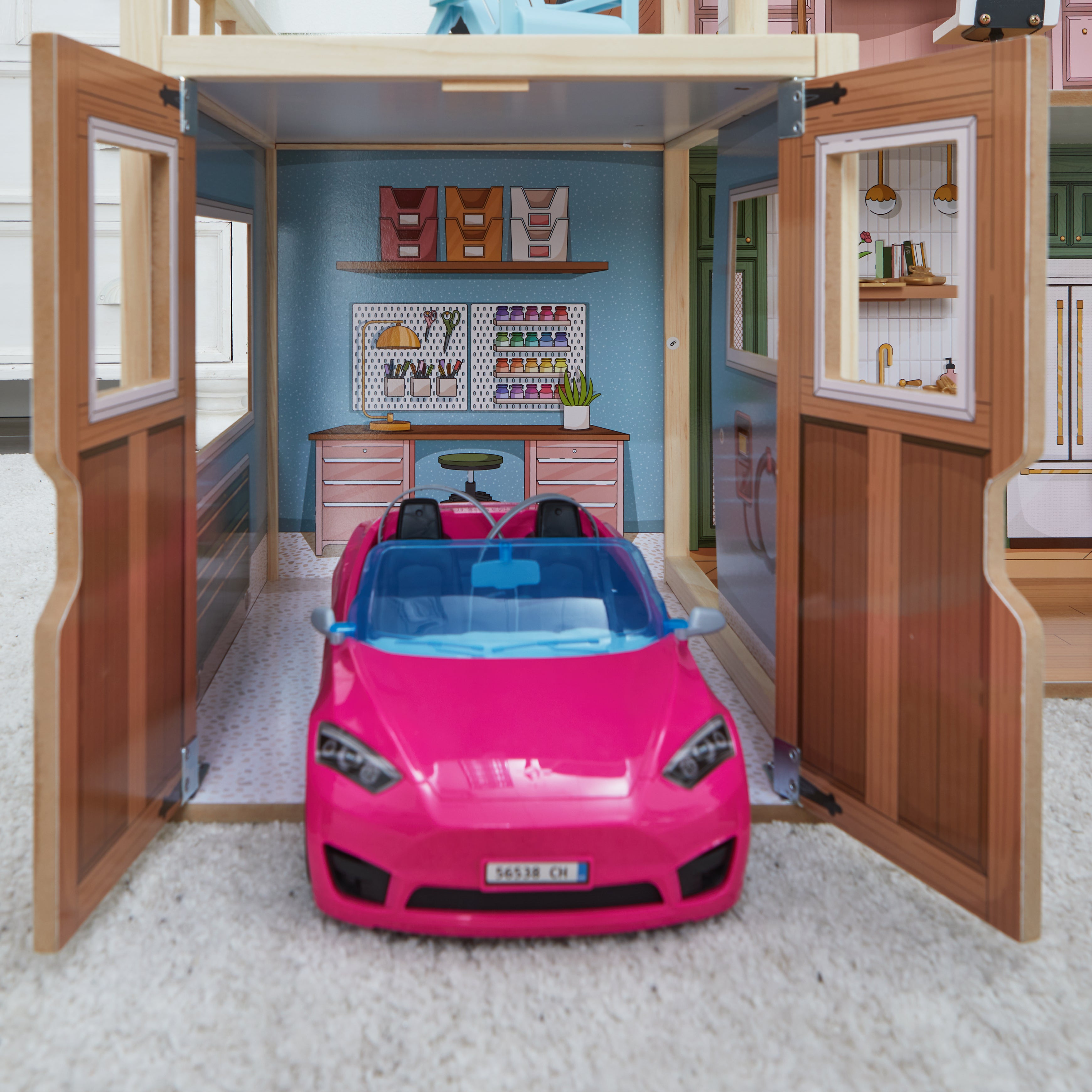 Garden Party Dollhouse & Car