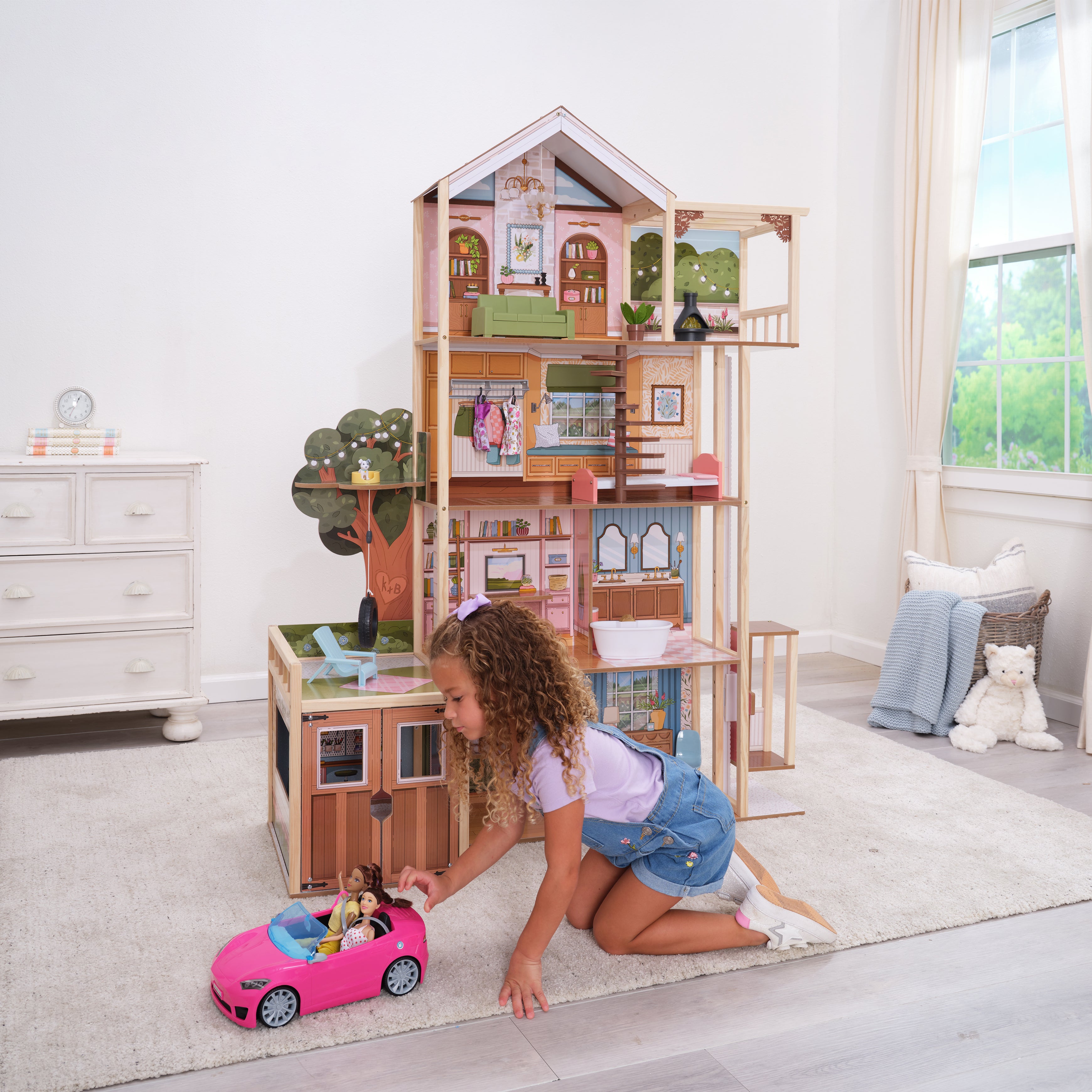Garden Party Dollhouse & Car