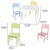 Nantucket Table & 4 Chair Set - Pastel