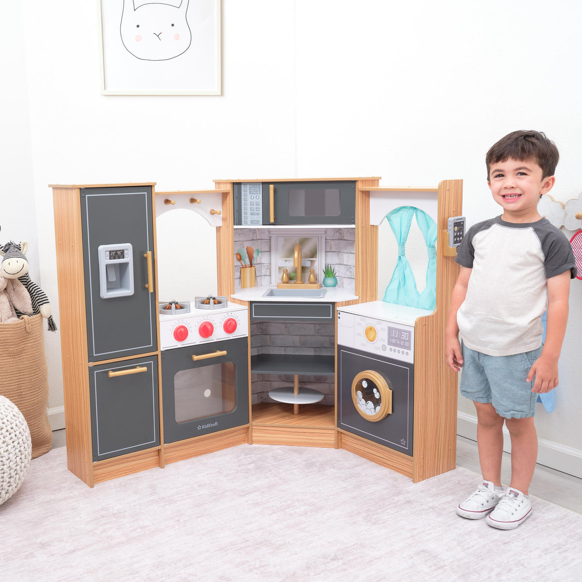 Kitchen Playset | Wooden Play Kitchen Set | KidKraft