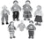 Doll Family of 7 - Caucasian