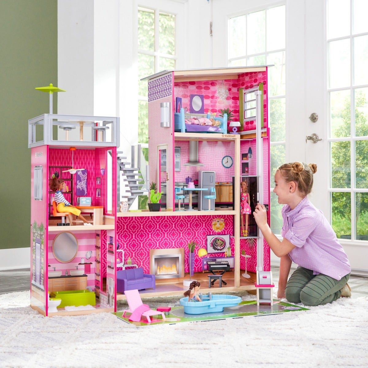 KidKraft Uptown Dollhouse primary product photograph