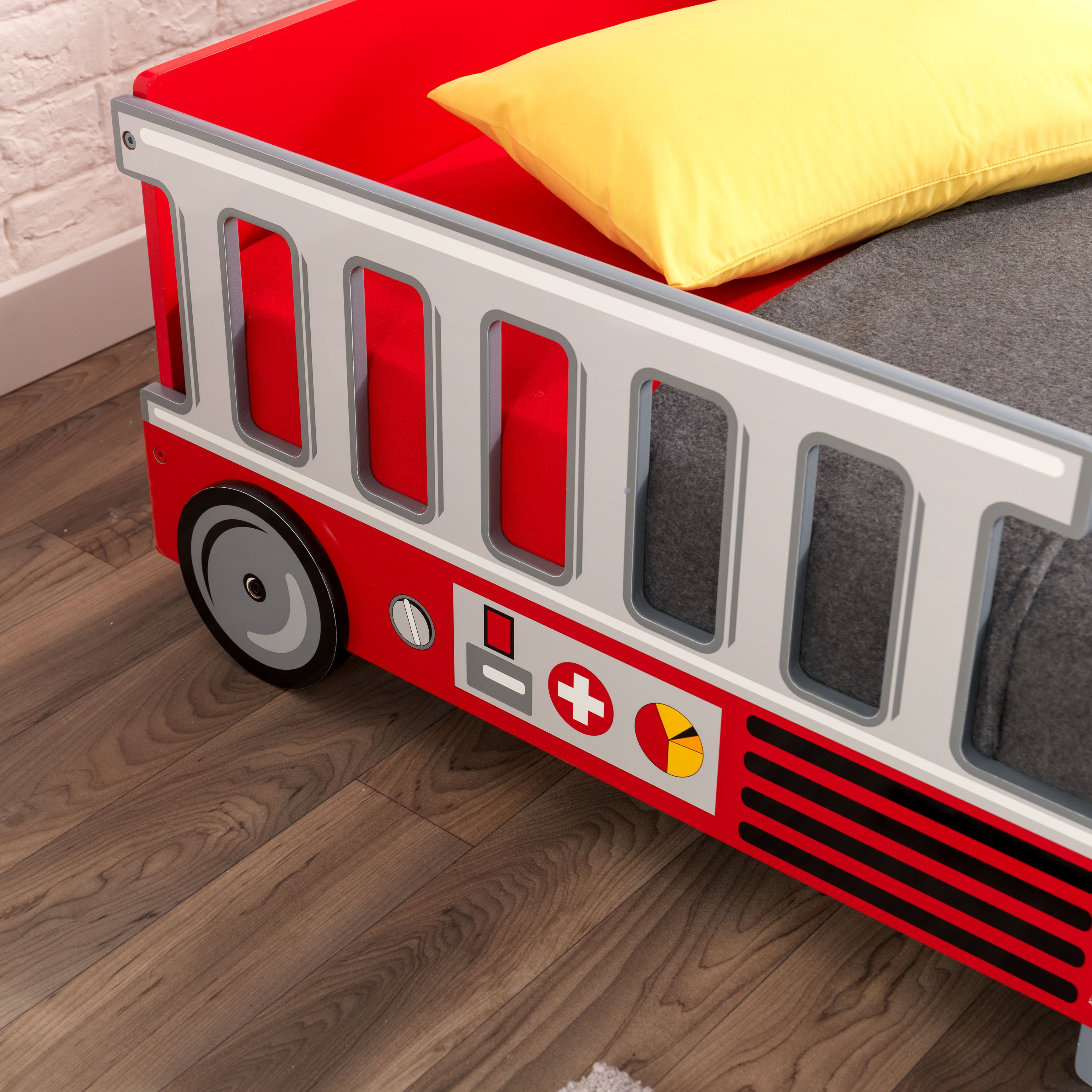 Fire Truck Toddler Bed