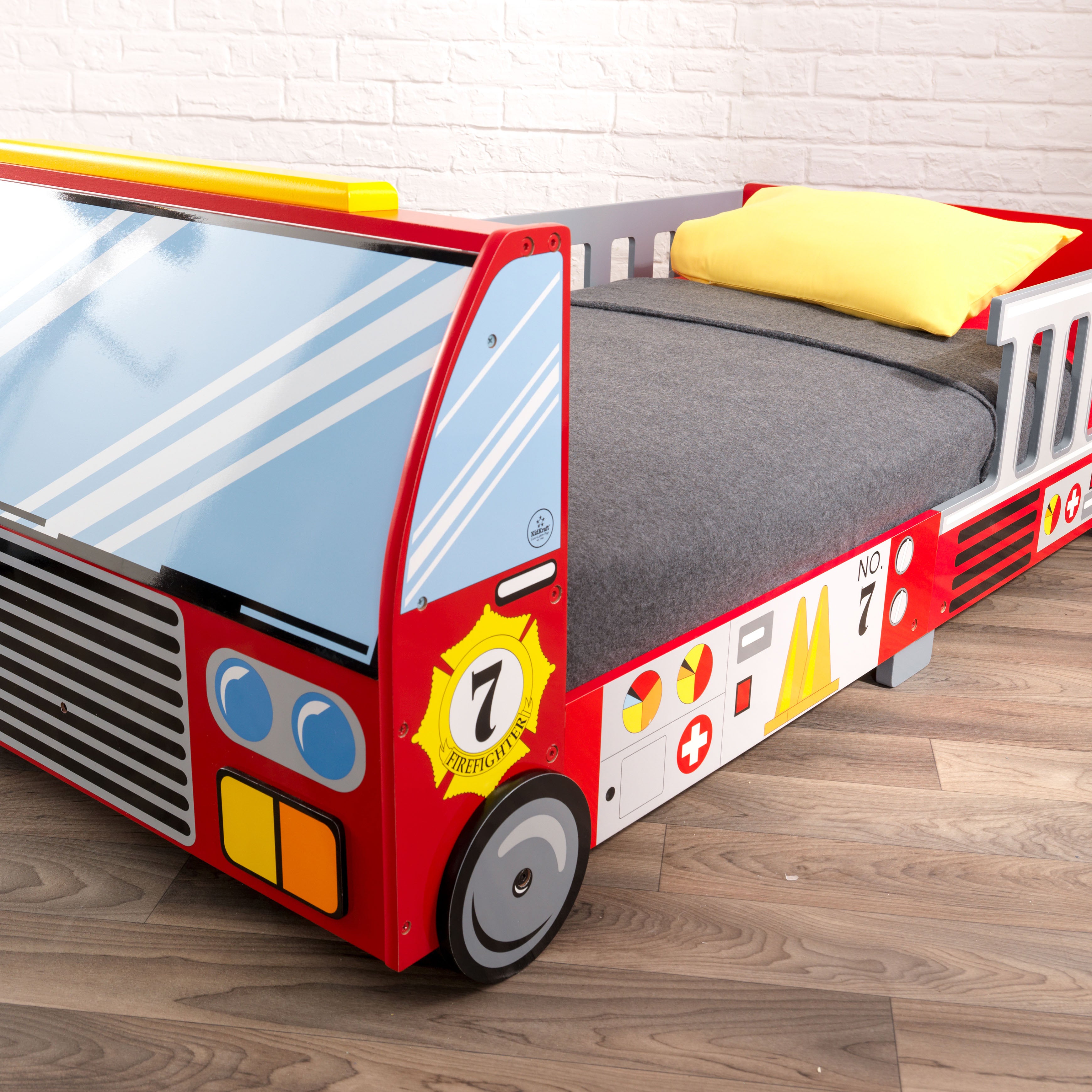 Fire Truck Toddler Bed