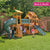 Bear Cave Lodge Swing Set - Installation Available