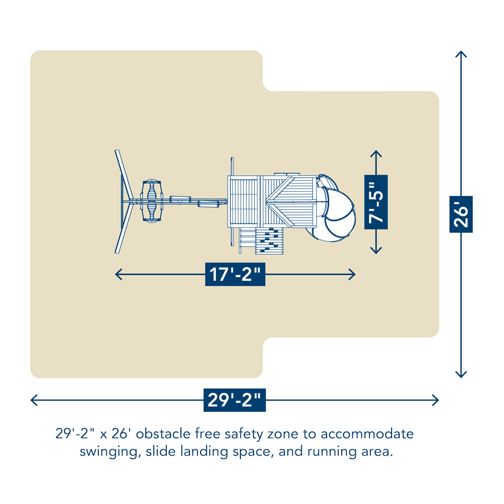 Boulder Station Swing Set - Installation Available