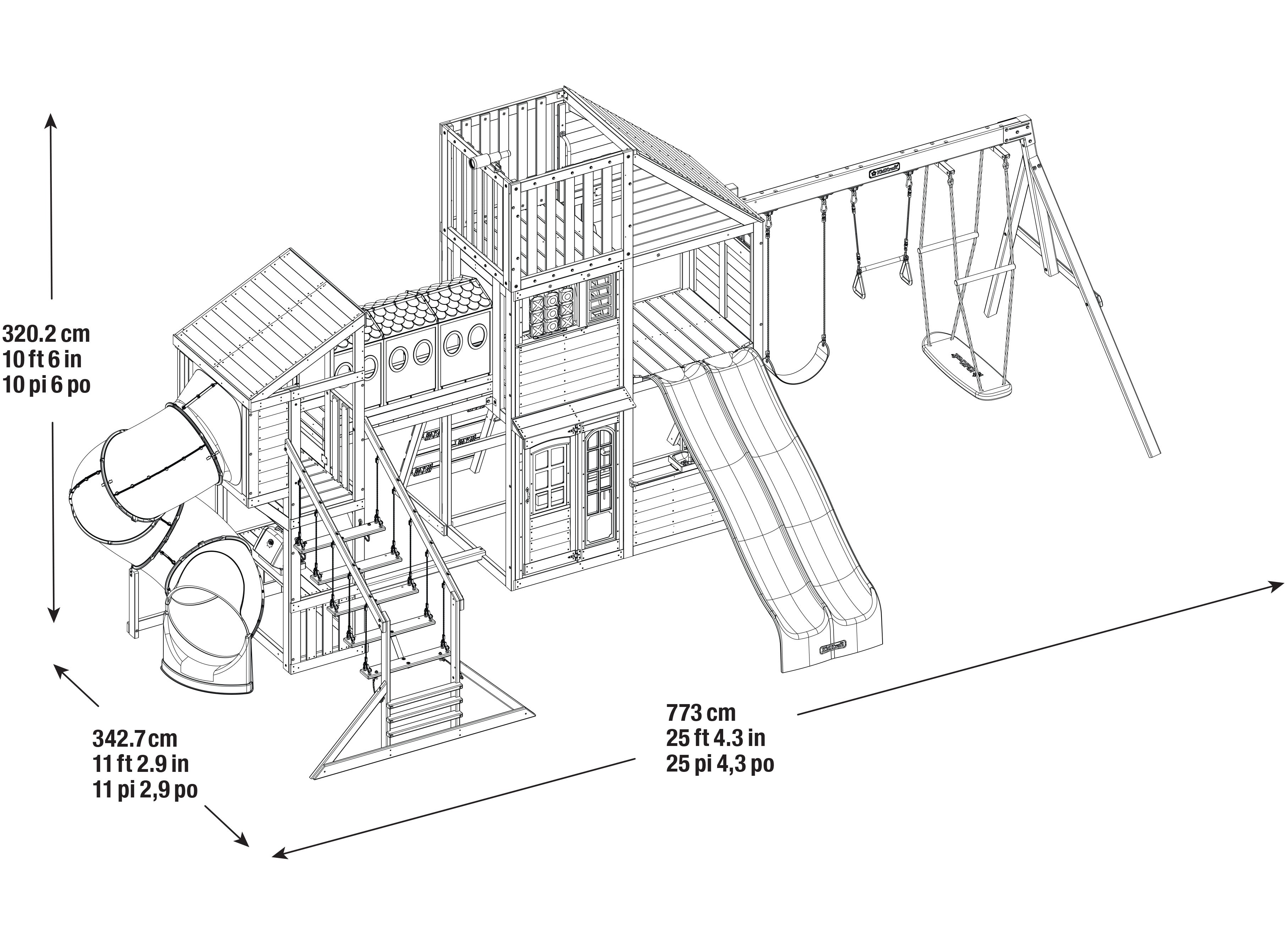 Outdoor Odyssey Swing Set