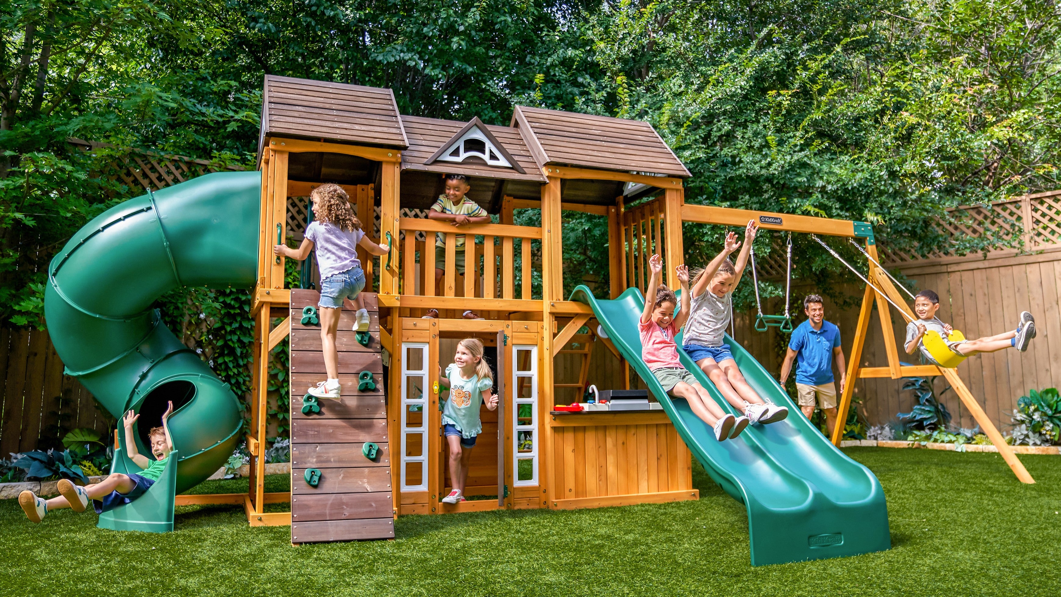 Cool Wave Slide | Blue | KidKraft