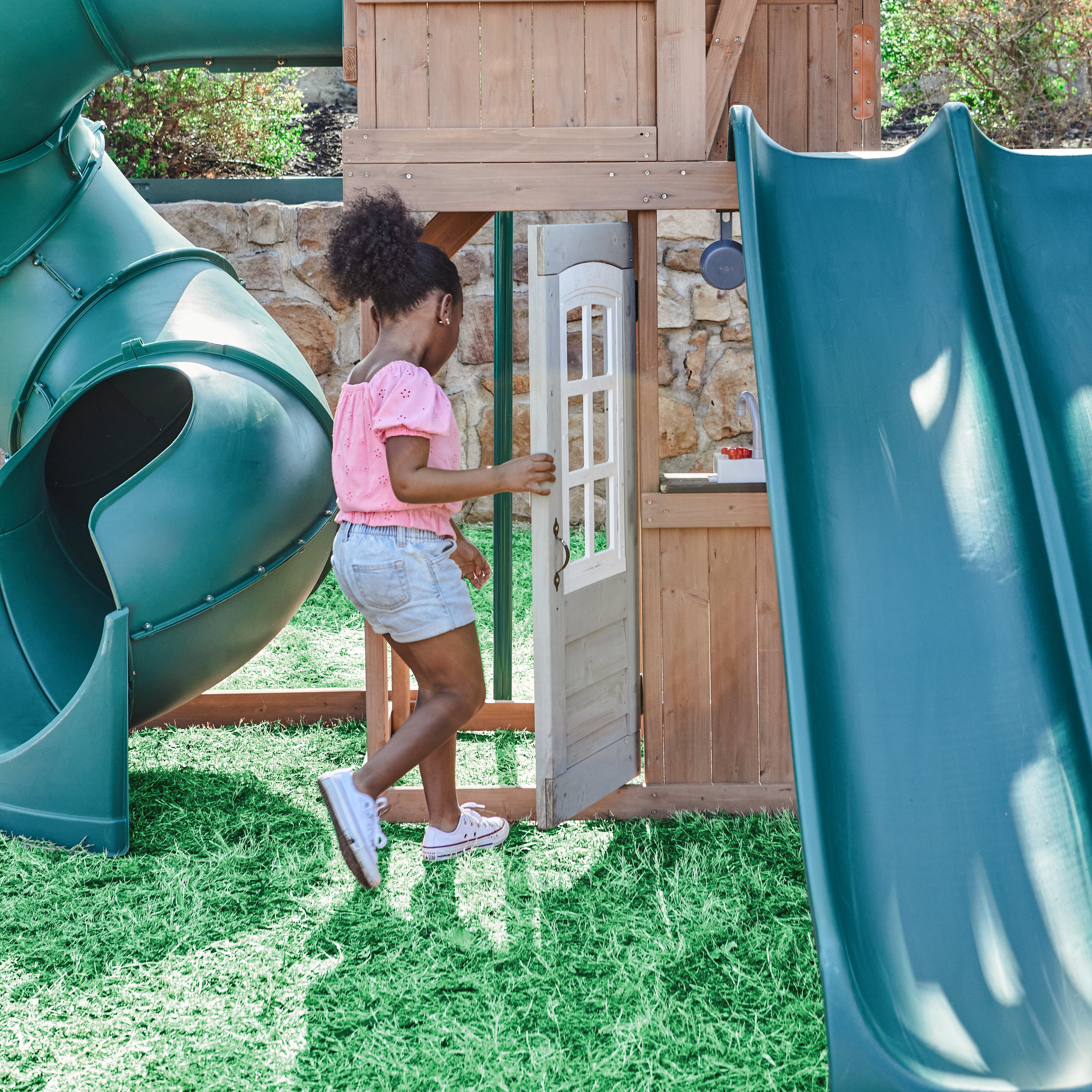 Treetop Observatory Swing Set - Installation Available