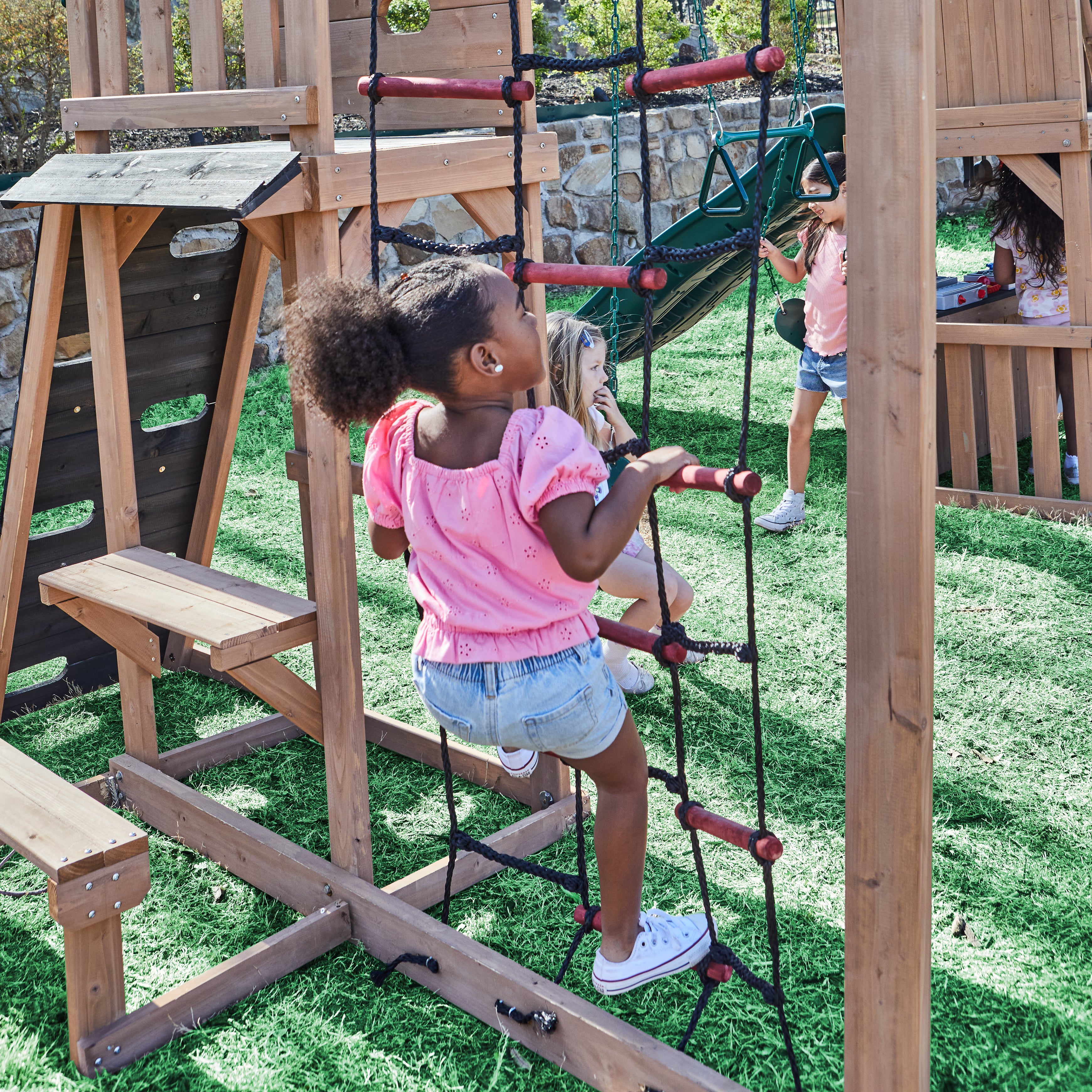 Treetop Observatory Swing Set - Installation Available