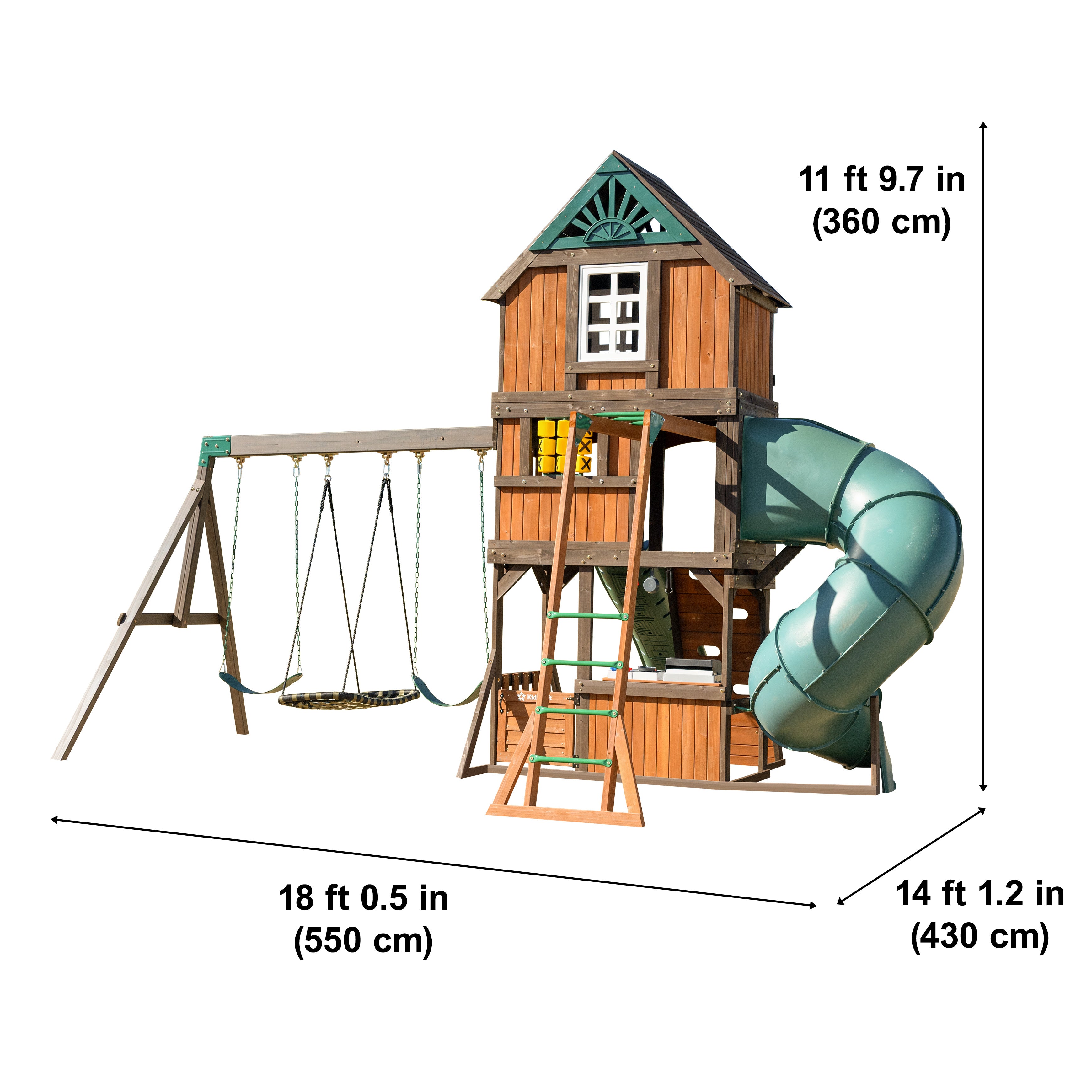 Flagstaff Fort Swing Set - Installation Available