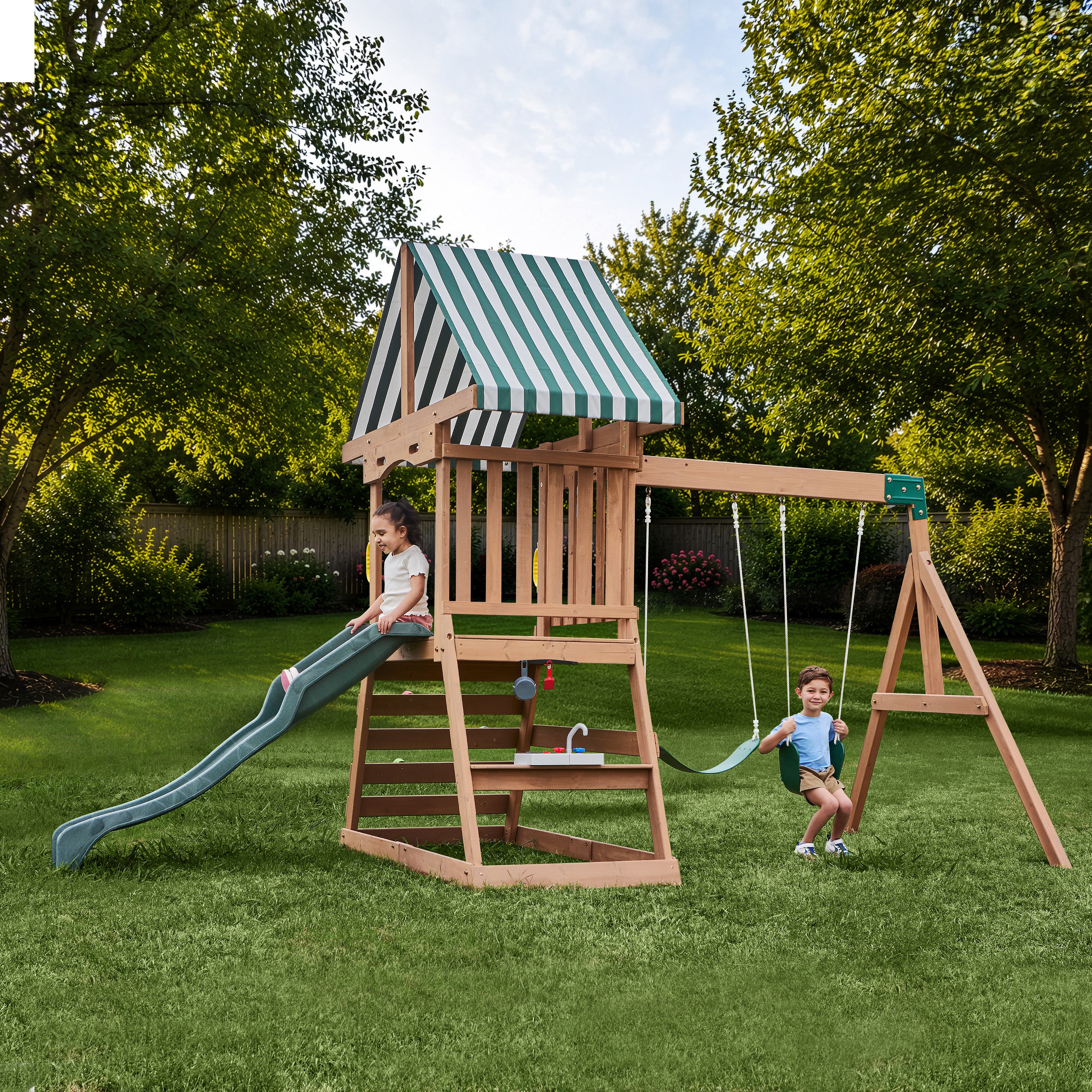 A-Frame Vista Swing Set