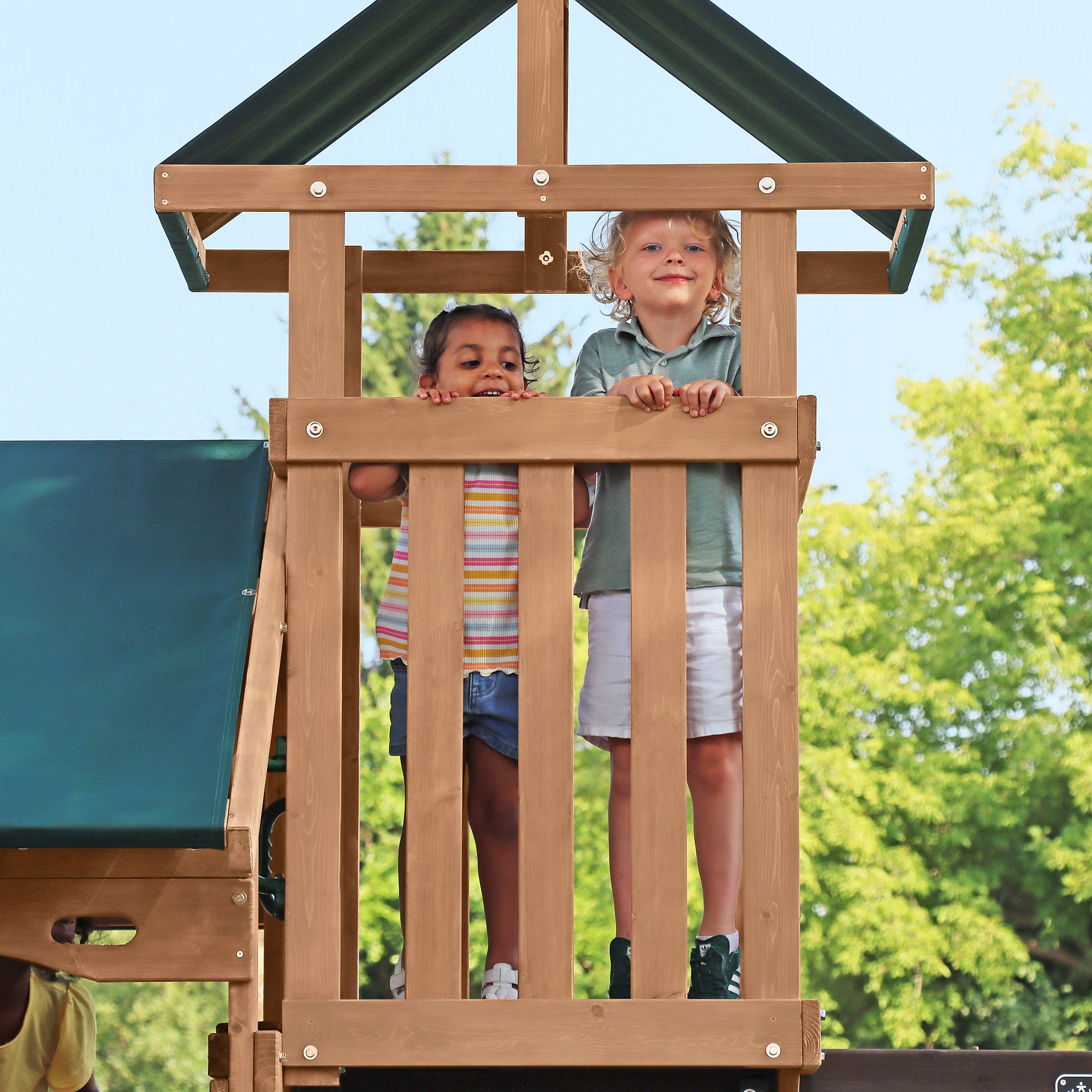 A-Frame Twist Swing Set