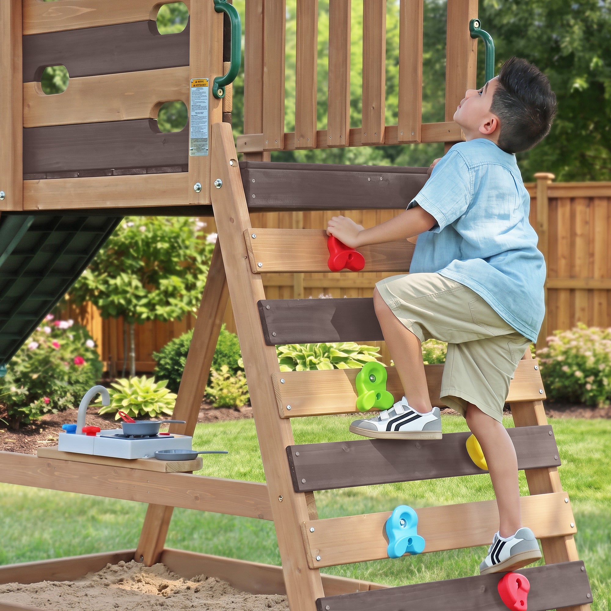 A-Frame Twist Swing Set