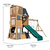 Parkwood Post Swing Set - Installation Available