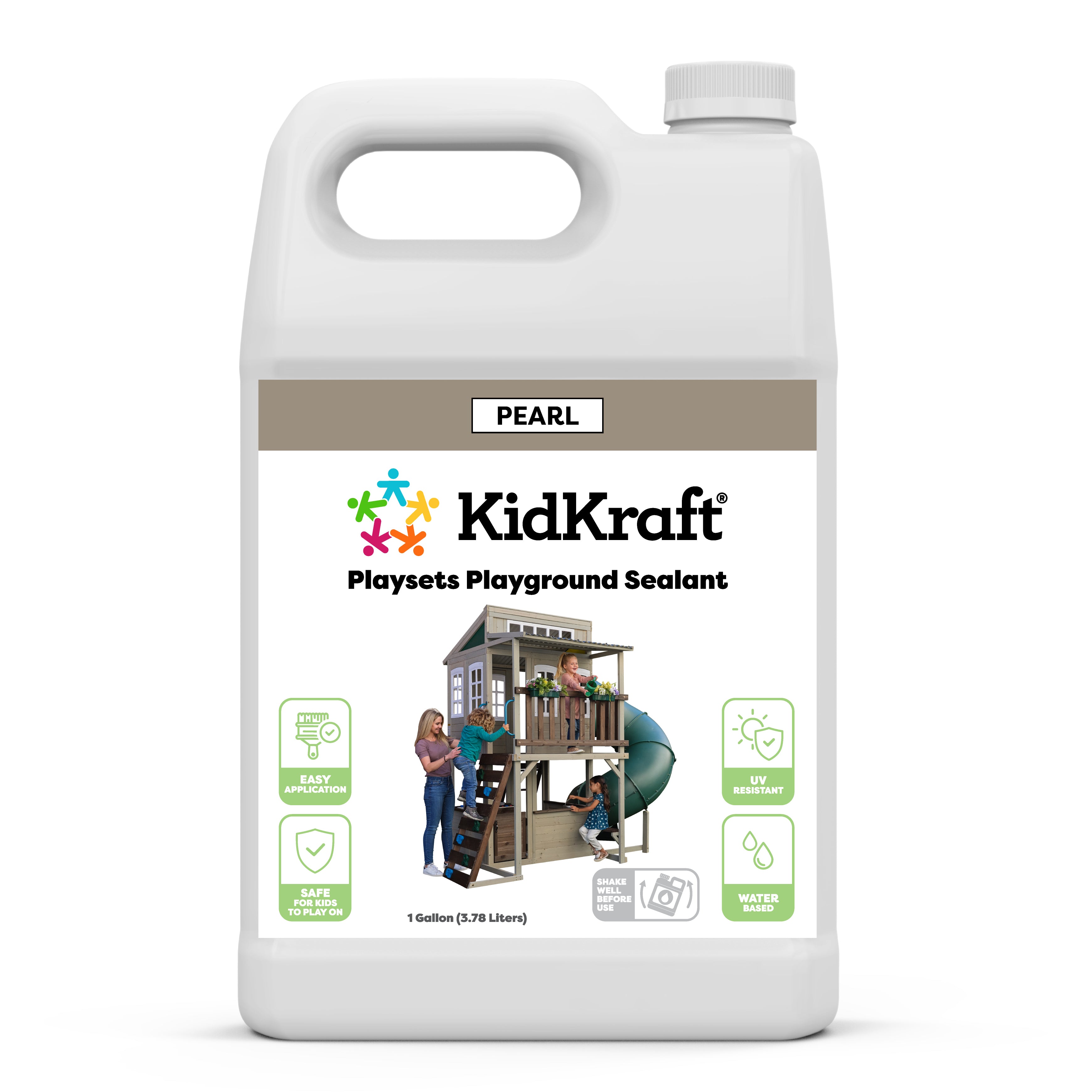 Swing Set/Playhouse Stain/Sealant – Pearl (1 Gallon)