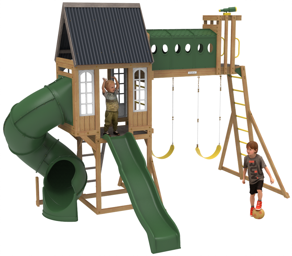 Skyway Resort Outdoor Playset Ages 3-10 KidKraft - Main Image