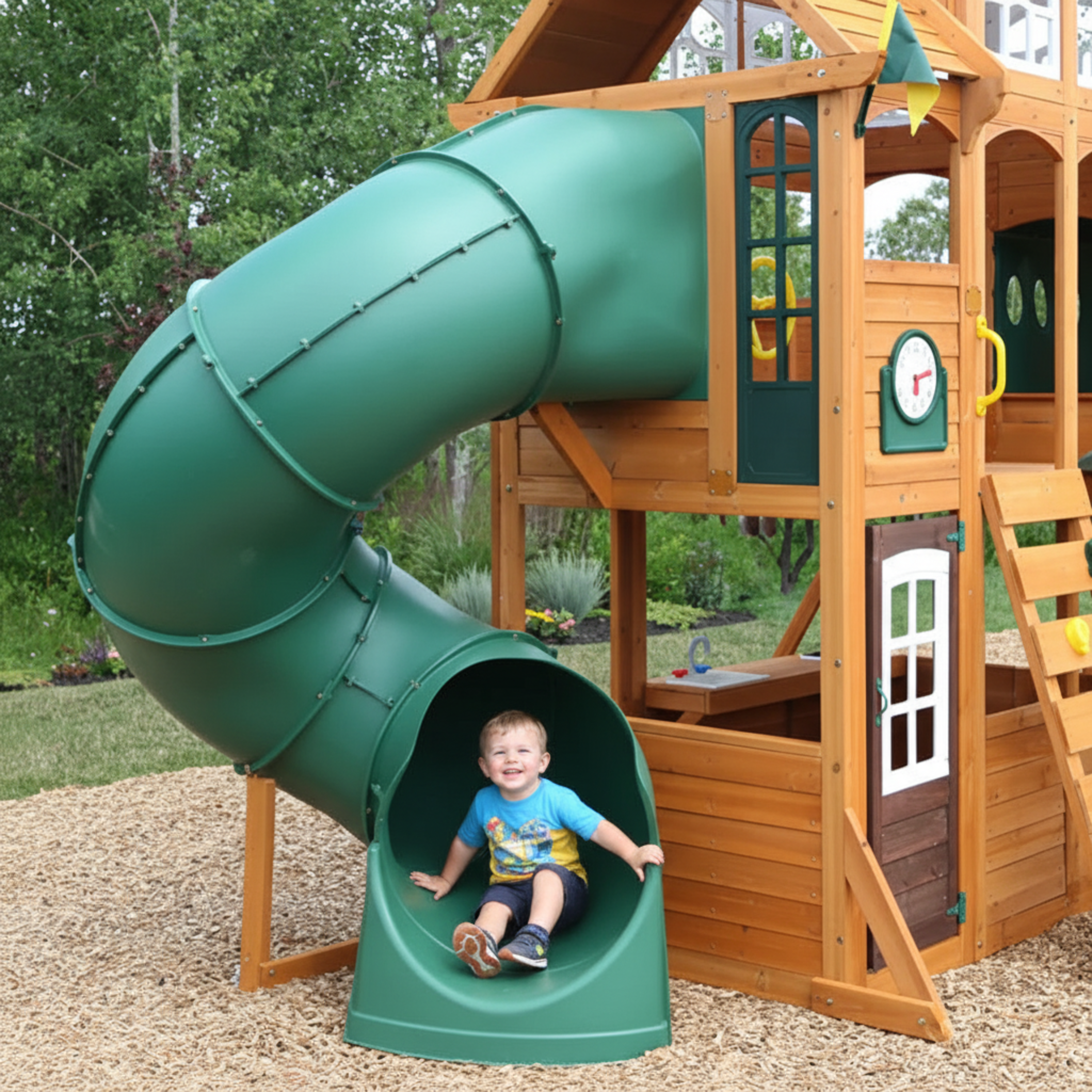 Paramount Wooden Swing Set / Playset