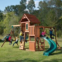 Cedar Brook Wooden Swing Set by Swing-N-Slide - Installation Available