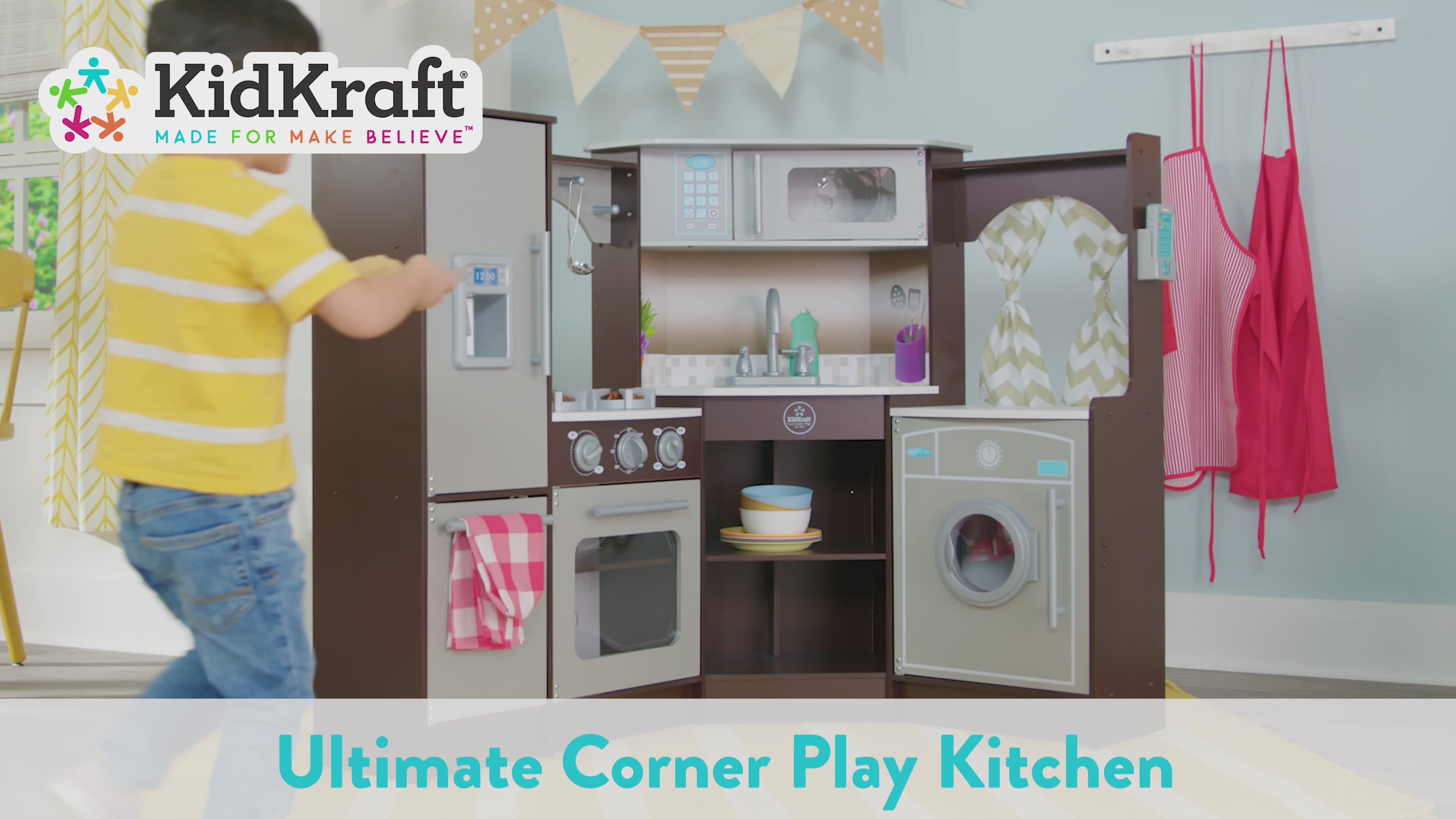 Ultimate Corner Play Kitchen - Espresso