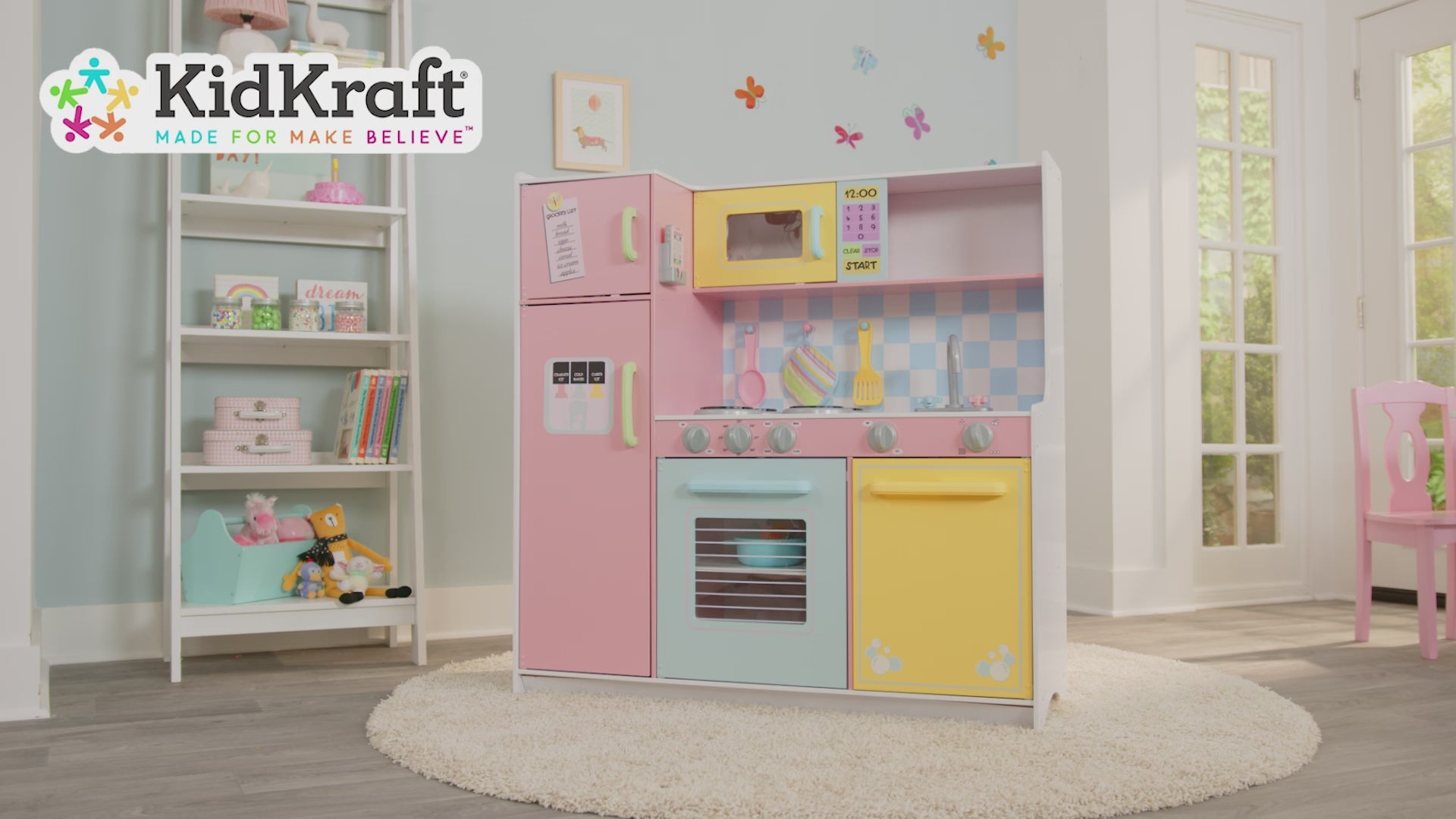 Large Pastel Play Kitchen