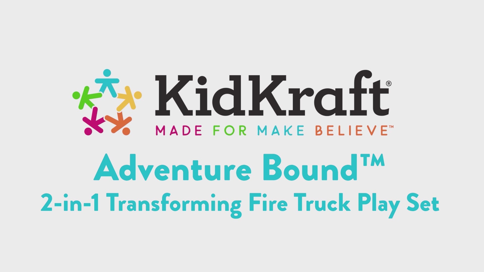 Adventure Bound™ 2-in-1 Transforming Fire Truck Play Set