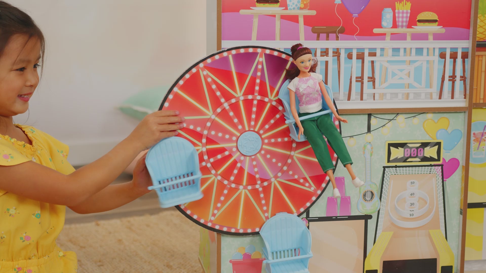 Ferris Wheel Fun Beach House Dollhouse