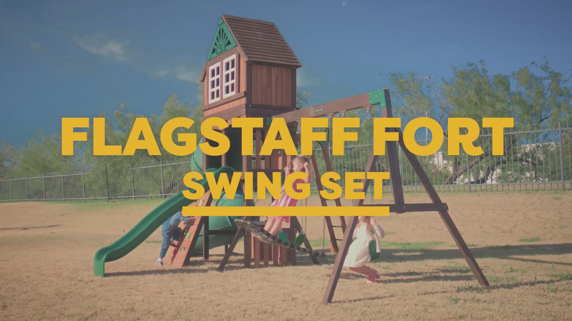 Flagstaff Fort Swing Set - Installation Available
