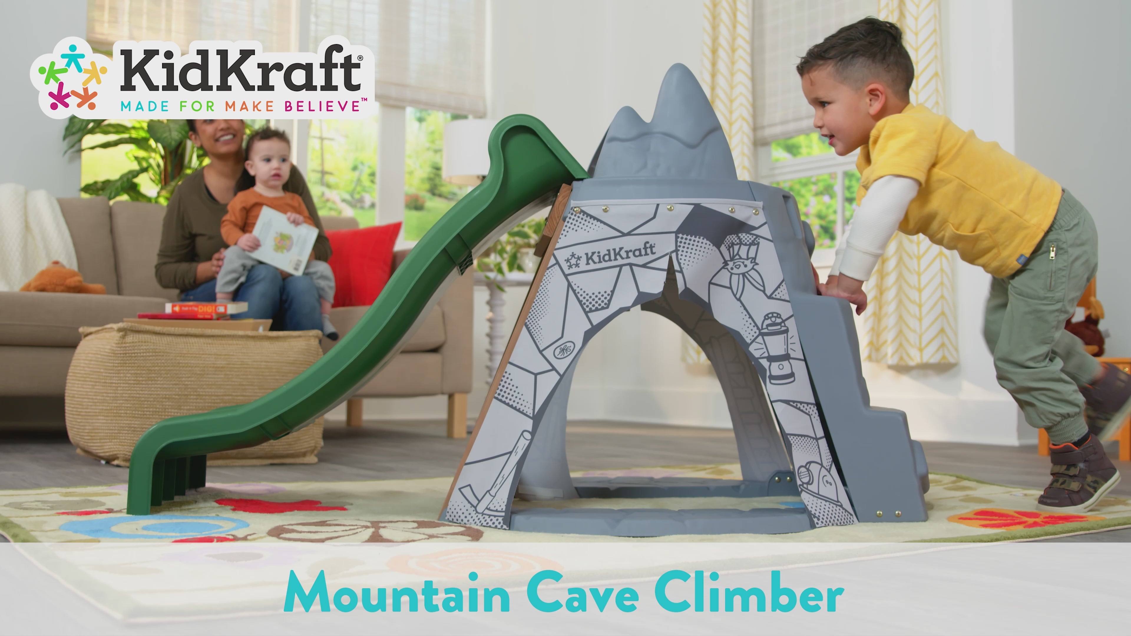 Mountain Cave Climber