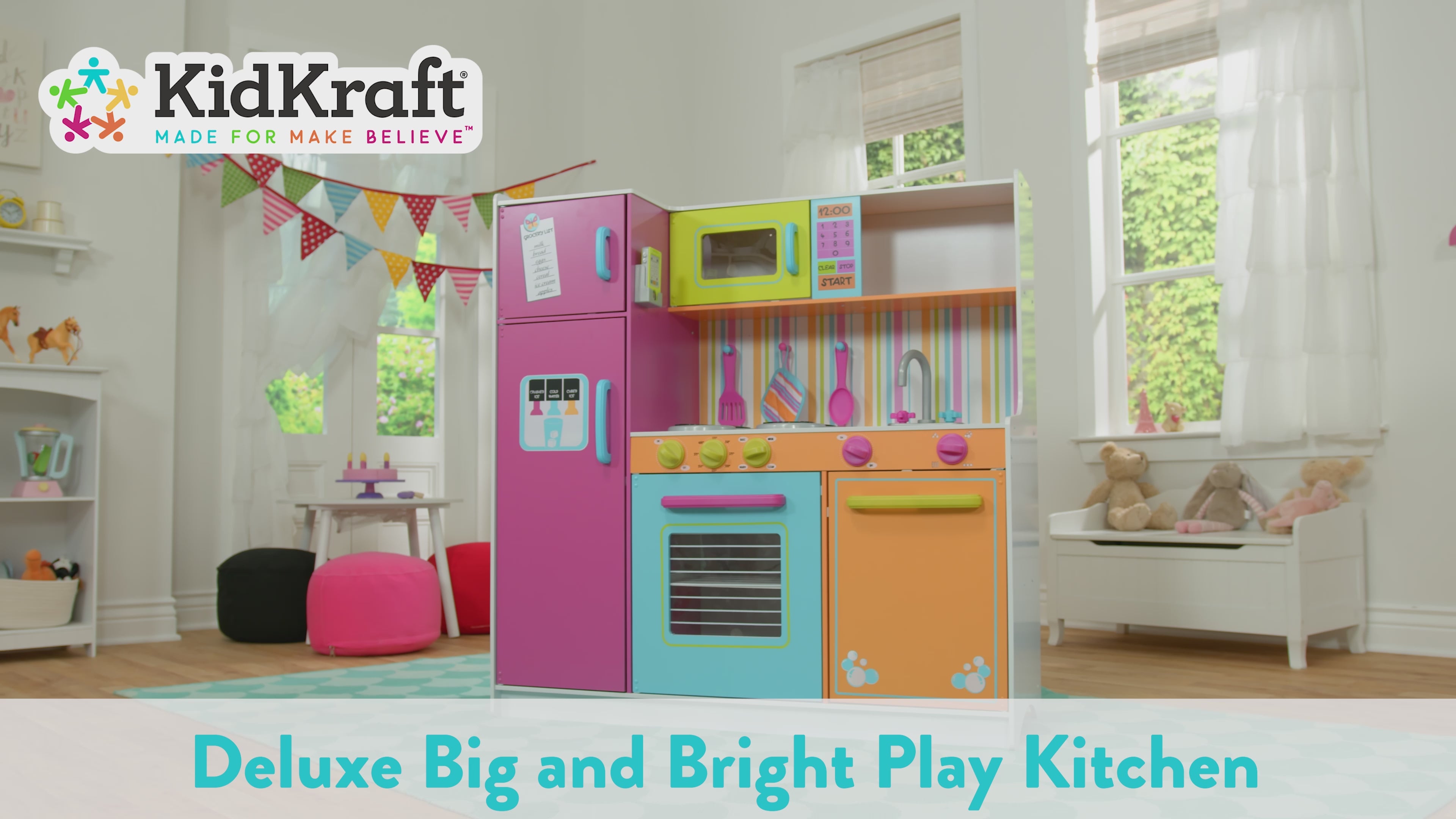 Deluxe Big and Bright Play Kitchen