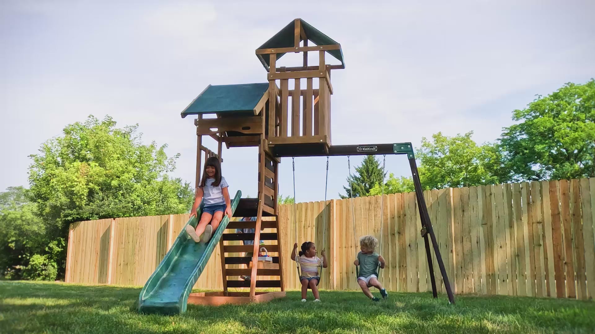 A-Frame Twist Swing Set