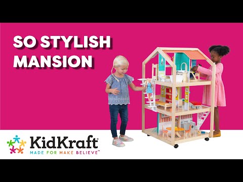 So Stylish Mansion Dollhouse Modern Dollhouse KidKraft