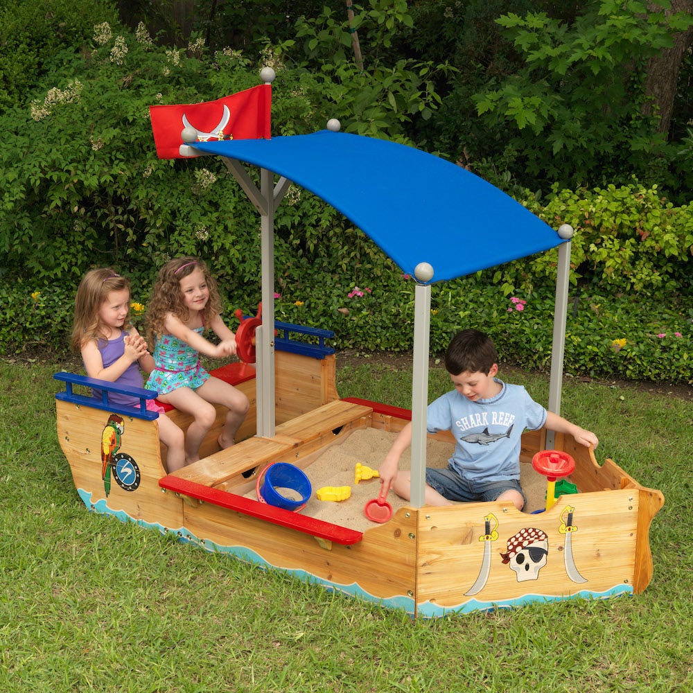 Includes 7 Accessories KidKraft 415 Greenville Garden Play Station for Outdoor Garden Toys 