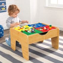 2-in-1 Activity Table with Board - Natural