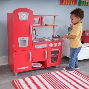 Vintage Play Kitchen - Red