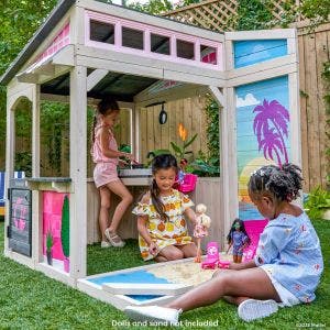 Barbie™ Seaside Maison de jeu en bois pour l’extérieur
