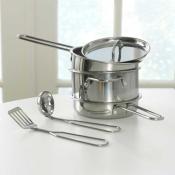 Deluxe Cookware Set with Food