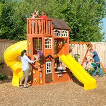 Lookout Extreme Wooden Swing Set / Playset
